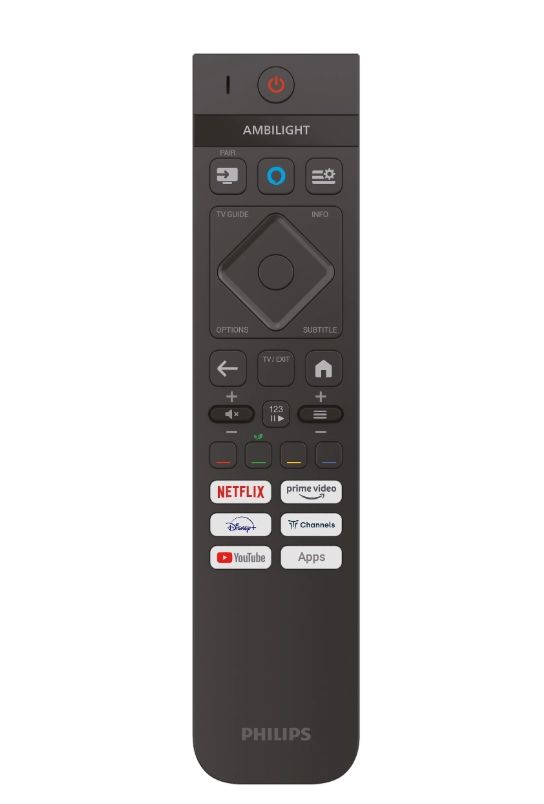 Телевизор Philips 50PUS8510/12, 50" 4K Ultra HD QLED, 3840x2160p, DVB-T/T2/T2-HD/C/S/S2, 60Hz, Ambilight 3, Pixel Precise UHD, 90% DCI, HDR+, Titan OS, Dolby Atmos, Dolby Digital, VRR, 3*HDMI, 2*USB, 802.11ac, 20W RMS, Black