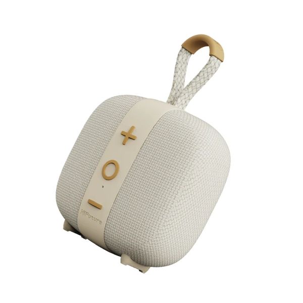 Тонколони HiFuture LINO S Latte, Bluetooth 5.4, IPX7 Waterproof, 12W Output, Pair to Play (TWS Mode), Up to 10 Hours Playtime, Support Auracast (Up to 100 units pair), Built-in Powerful DSP with DynaBoost Technology