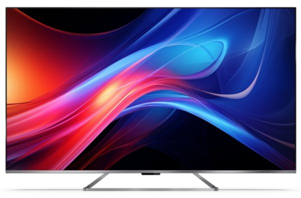 Телевизор Sharp 75GP7265E, 75" QLED Google TV, 4K Ultra HD 3840x2160 Frameless, AQUOS, DVB-T/T2/C/S/S2, Active Motion 1200, HDR10, Dolby Atmos, Dolby Vision, Google Assistant, HARMAN/KARDON, Chromecast Built-in, HDMI 2.1 with eARC, Aluminium finish, USB, 