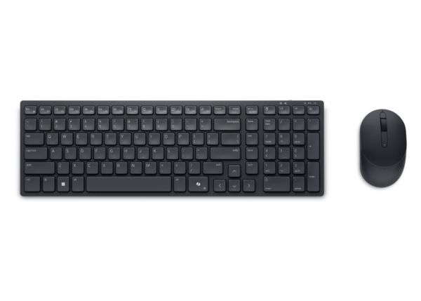Комплект Dell Pro Compact Silent Keyboard and Mouse - KM555 - US International (QWERTY)