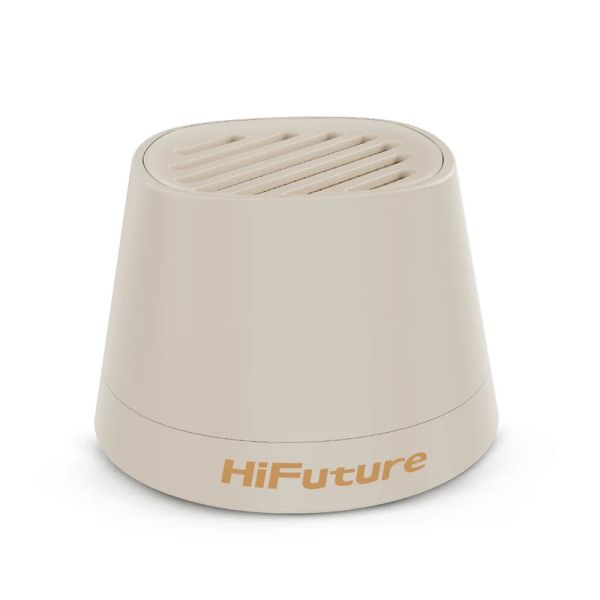 Тонколони HiFuture Mega S Latte, Bluetooth 5.4, MagSafe, 5W Output, Built-in MIC support Handsfree, Pair to Play (TWS Mode), Up to 10 Hours Playtime, Wireless Charge (7.5W-15W), Phone Holder