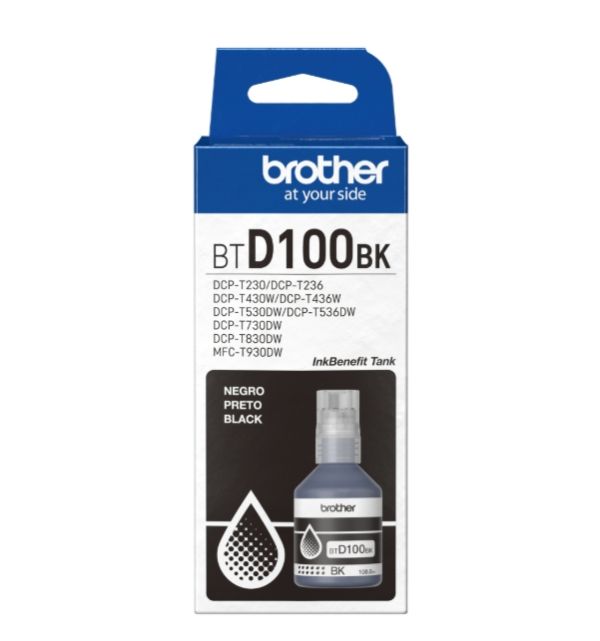 Консуматив Brother BT-D100BK Black Ink Bottle