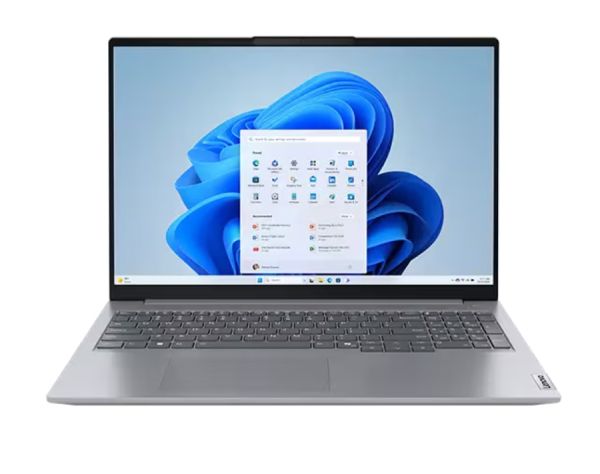 Лаптоп Lenovo ThinkBook 16 G7 AMD Ryzen 5 7535HS (up to 4.55GHz, 16MB),16GB DDR5-4800, 512GB SSD, 16" WUXGA (1920x1200) IPS AG, Integrated AMD Graphics, FHD&IR Cam, Backlit KB, 3 cell, WLAN, BT, FPR, DOS, 3Y Onsite