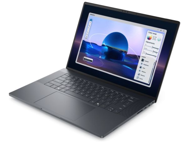 Лаптоп Dell Pro Max 16 Premium MA16250, Intel Ultra 7 265H, vPro (13TOPS NPU, 16 cores, up to 5.30 GHz), 16", FHD+ (1920x1200) VRR 120Hz, 500nits AG, 32GB LPDDR5x 8400 MT/s, 1TB SSD, NVIDIA RTX PRO 1000 8GB GDDR7, 8MP HDR + IR Cam and Mic, Wi-Fi 7, FPR, B