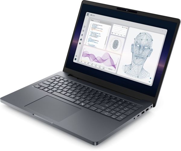 Лаптоп Dell Pro Max 16 Plus MB16250, Intel Ultra 7 265HX (13TOPS NPU, 20 cores, up to 5.30 GHz), 16.0" FHD+(1920x1200) VRR 120Hz, 500nits, 32GB: 2x16GB 6400 MTs DDR5, 1TB SSD, NVIDIA RTX PRO 3000 12GB GDDR7, 8MP HDR + IR Cam, and Mic, Wi-Fi 7, FPR, Backli