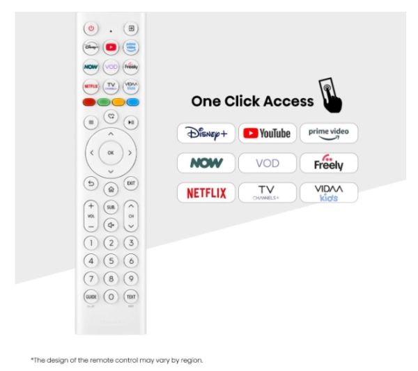 Телевизор Hisense 32" S5Q, Full HD 1920x1080, QLED, 220 nits, HDR, HLG, DTS HD, Light Sensor, Dolby Audio, Smart TV, WiFi, WiFi Direct, 2xHDMI, 2xUSB, LAN, CI+, DVB-T2/C/S2, White