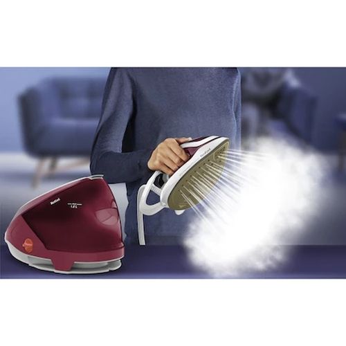 Парогенератор Tefal GV9220E0, ProExpress Protect, red, 2600W, electronic temp settings, 7,5bars, 135g/min, steam boost 540g/min, Durilium Airglide Autoclean Ultra Thin soleplate, AD, AO, removable water tank 1,6L, calc collector, lock system, fast heat up