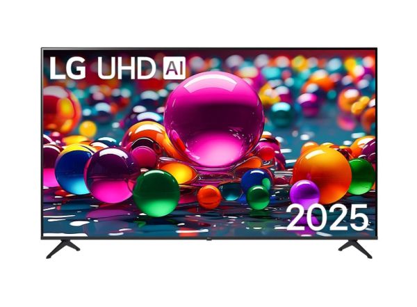 Телевизор LG 75UA75006LA, 75" 4K UltraHD TV 4K (3840x2160), DVB-T2/C/S2, webOS 25 Smart, ThinQ AI, ?7 AI, WiFi, HDR10 pro, HLG, ALLM/HGiG, 4K Upscaling, AI Sound pro, Multiple View, HDMI eARC, LAN, USB, Bluetooth, Google Cast, 2 Pole Stand, Black