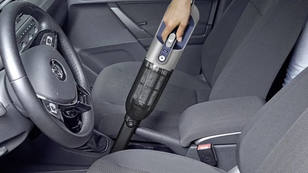 Прахосмукачка Bosch BBH3K2800, Cordless Handstick Vacuum cleaner 2 in 1 Flexxo Gen2, Serie 4, 28V, 82 dB(A), AllFloor Power Brush with LEDs, built-in accessories, Blue