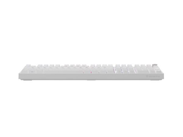 Клавиатура Genesis Mechanical Gaming Keyboard Thor 404 White RGB Backlight Gateron Peach Silent, US Layout