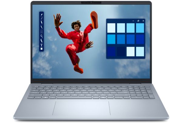 Лаптоп Dell 16 Plus DB16250, Intel Ultra 7 256V (47 TOPS NPU, 8 cores, up to 4.8 GHz), 16.0" 2.5K (2560x1600) Mini-LED Touch HDR 600 90Hz, 16 GB: LPDDR5x, 8533 MT/s (onb), 512GB M.2 SSD, Intel Arc, FHD Cam and Mic, Wi-Fi 7, FPR, Backlit Kb, Win11 Pro, Ice