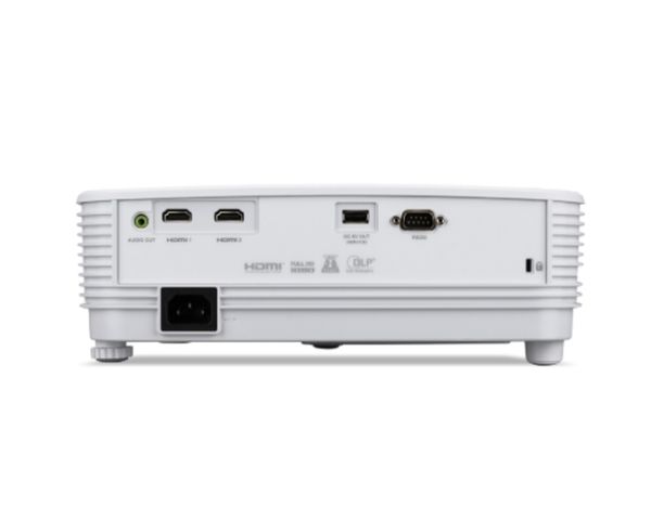 Мултимедиен проектор Acer Projector H6542, DLP, 1080p (1920x1080), 4000 ANSI LUMENS, 13000:1, 2*HDMI, PC Audio (3.5mm mini jack), DC Out (5V/1.5A, USB Type A), USB (Type A), RS-232, Bluelight Shield, LumiSense, 1*3W, Bag, White 2.4 Kg