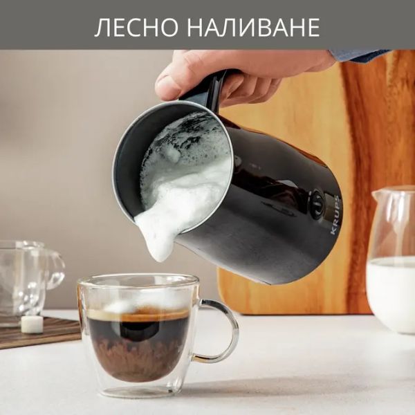 Уред за разпенване на мляко Krups XL100810 Milk Ftother Black