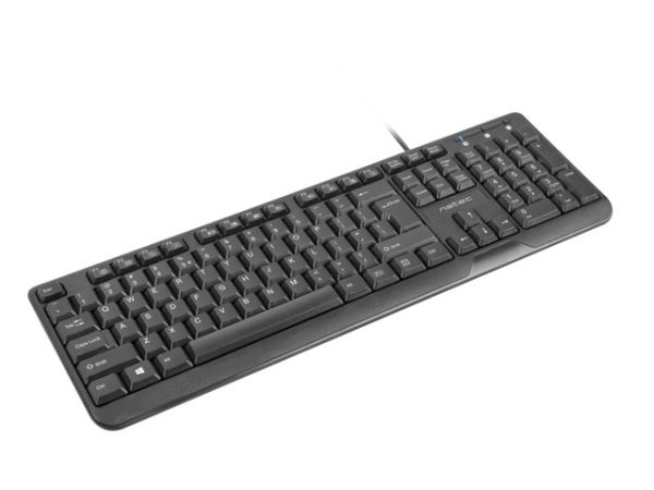 Клавиатура Natec Keyboard Trout US Layout Slim, Black 