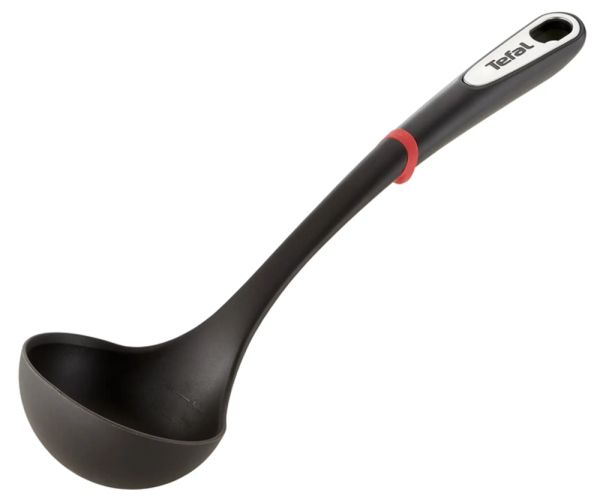 Черпак Tefal K2060114, Ingenio, Ladle, Kitchen tool, Termoplastic, 40.4x10x3.4cm, Up to 220°C, Dishwasher safe, black