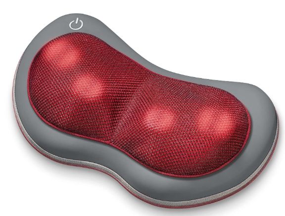 Масажор Beurer MG 149 Shiatsu Massage Cushion; for shoulders, neck, back and legs, removable cover machine washable 30 °, 4 massage heads rotating in pairs, light and heat