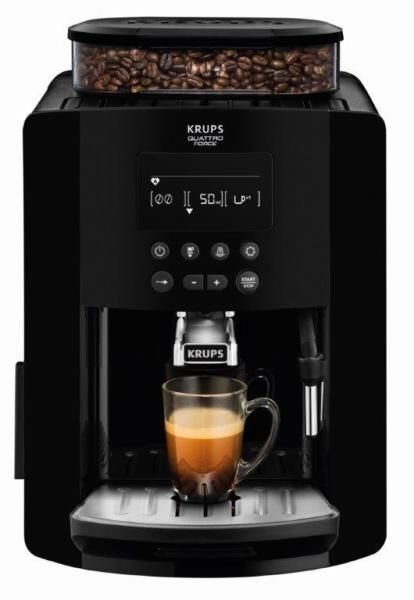 Кафемашина Krups EA817010, Espresso Automat Arabica, espresso machine, 1450W, 15 bar, 1.7l, Black