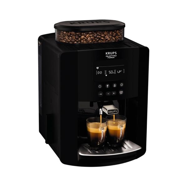 Кафемашина Krups EA817010, Espresso Automat Arabica, espresso machine, 1450W, 15 bar, 1.7l, Black