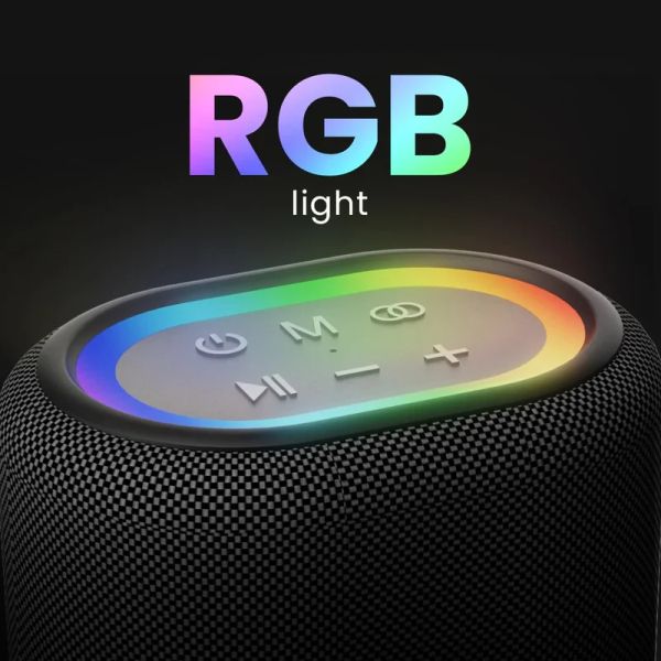 Тонколони HiFuture Vocalist100 Silver, 20W Output, Karaoke Enable, Two Wireless Microphone, 4000mAh Battery (Support Power Bank), RGB Lighting, Pair to Play (TWS Mode), Bluetooth 5.3