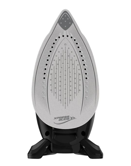 Парогенератор Tefal SV6140E0, Express Easy, black, 2200W, non boiler, heat up 2min, manual setting, pump 6bars, shot 120g/min, steam boost 380g/min, Ceramic Express Gliding soleplate, removable water tank 1,7L, auto off, eco, lock system, Calc Clear tech 