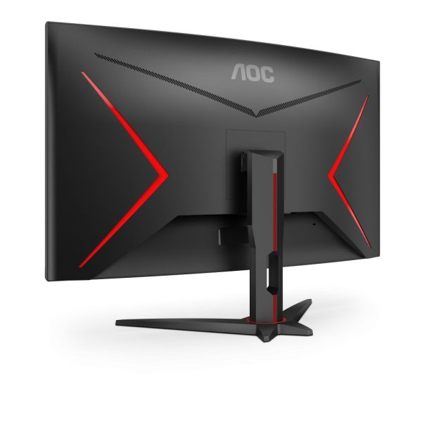 Монитор AOC C32G2ZE/BK, 31.5" Curved 1500R, VA, WLED, 1920x1080@240Hz, 4ms GtG, 1ms MPRT, 300cd/m2, 4000:1, DCR 80M:1, FreeSync, FlickerFree, Low Blue Light, Tilt, 2xHDMI, DP