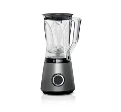 Блендер Bosch MMB6141S, VitaPower Blender, 1200 W, Tritan blender jug 1.5l, Two speed settings and pulse function, ProEdge stainless steel blades made in Solingen, Silver
