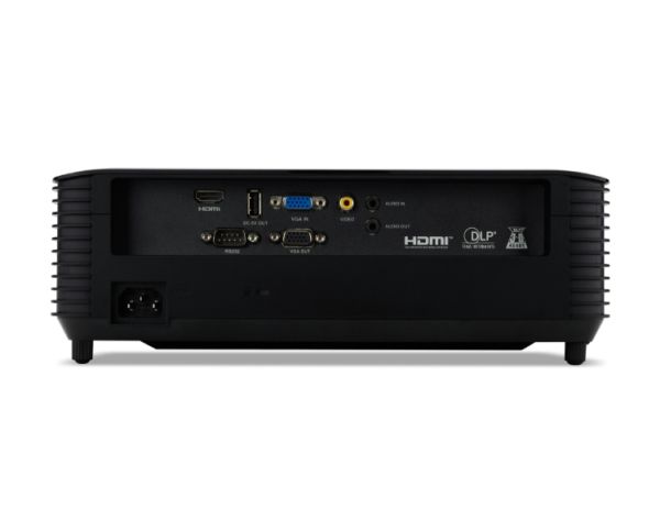 Мултимедиен проектор Acer Projector X139, DLP, WXGA (1280x800), 5000 ANSI Lum, 20 000:1, 1.3x, 3D ready, VGA in/out, 2xHDMI, RCA, Audio in/out, USB type A (5V/1A), RS232, Lamp life up to 15000h, Auto Keystone, Speaker 1x3W, 2.8kg, Black