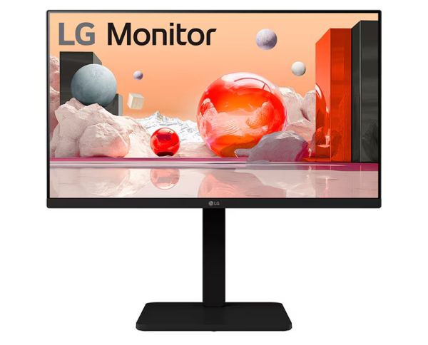 Монитор LG 24BA550-B, 23.8" IPS LED AG, 200cd/m2, Full HD 1920x1080, 100Hz, sRGB 95% , D-Sub, Display Port, HDMI, USB 5 Gbps, Speaker 2W x 2, Tilt, Height, Swivel, Pivot, Reader Mode, LG Switch app, Black