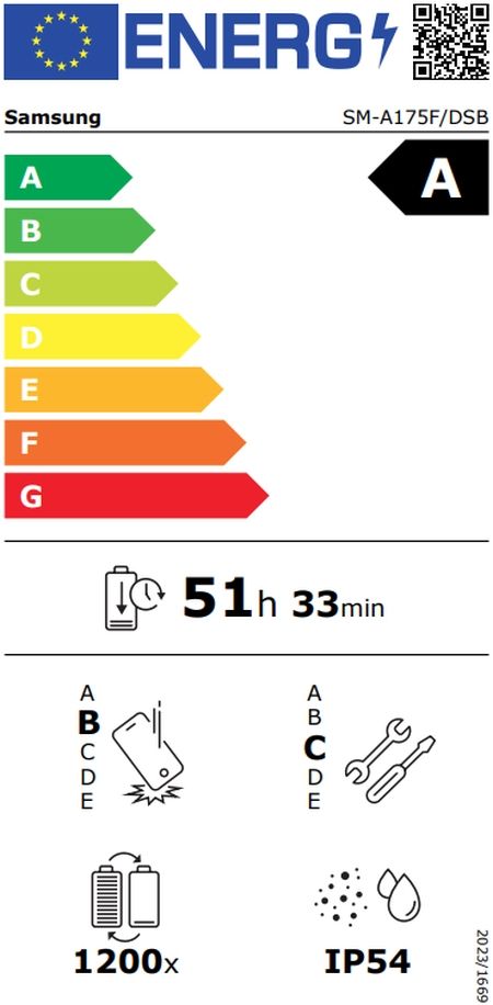 Мобилен телефон Samsung SM-A175 LTE GALAXY A17 128GB 4GB Black