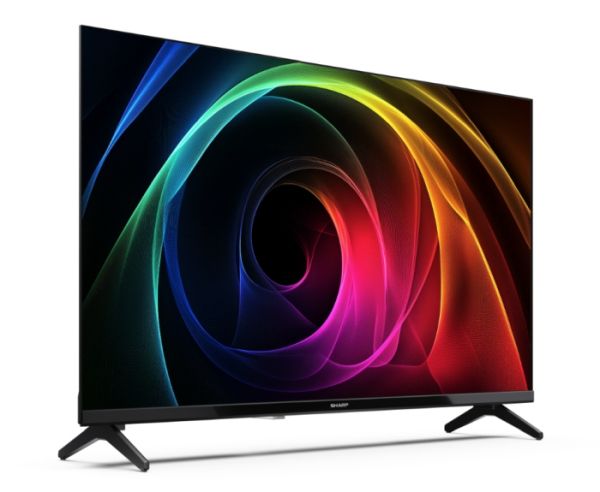 Телевизор Sharp 32HA1205E, 32" LED HD 1366x768 HD Frameless, 100 000:1, DVB-T/T2/C/S/S2, Active Motion 100, Speaker 2x8W, Dolby Digital, CI+, 3xHDMI (ARC/CEC), 2xUSB, LAN, Video/Audio input (3 x RCA), Hotel Mode, E, 2 pole Stand