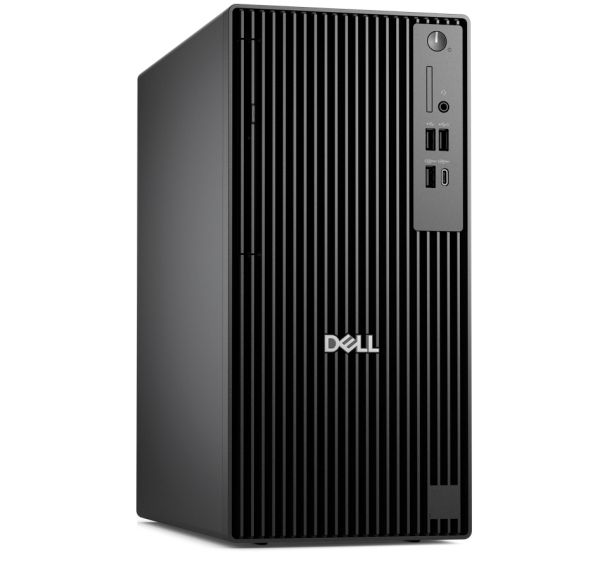 Настолен компютър Dell Pro Tower Plus QBT1250, Intel Core Ultra 7 265 (13 TOPS NPU, 20 cores, up to 5.3GHz), 16GB: 1 x 16GB, DDR5, up to 5600 MT/s, 512GB SSD, Integrated Graphics, 8x DVD+/-RW, Bulgarian Keyboard&Mouse, 260W, Ubuntu, 3Y PS