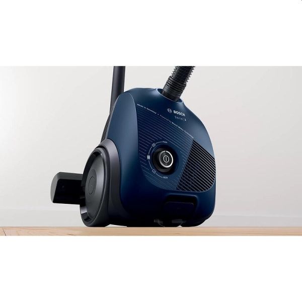 Прахосмукачка Bosch BGBS2BU1T, Vacuum cleaner with bag 3.5 l, Series 2, 850W, 80 dB(A), blue