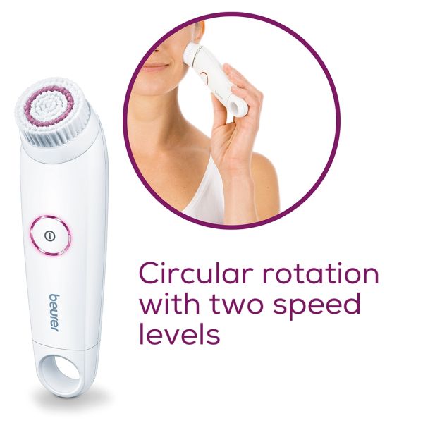 Уред за лице Beurer FC 45 Facial brush,1 attachments, 2 speeds,water-resistant,Lithium-ion battery,For daily use