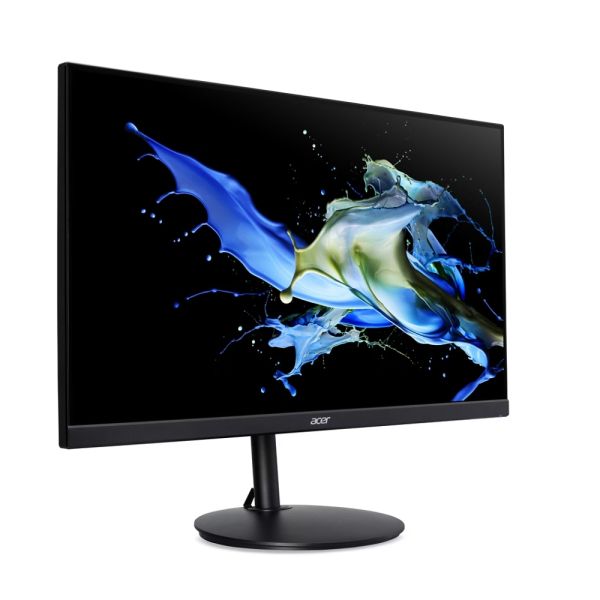 Монитор Acer Vero CB242YGbipr, 23.8" FHD (1920x1080) IPS, ZeroFrame 120Hz Adaptive Sync, 1ms (VRB), 250nits, VGA, HDMI, DP, Audio In/Out, Ergostand, EnergyStar, EPEAT Gold, Energy Efficiency Class B, Black, 3Y