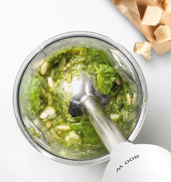 Пасатор Bosch MS61A4110, Blender, ErgoMixx, 800 W, Included transparent jug, White, anthracite