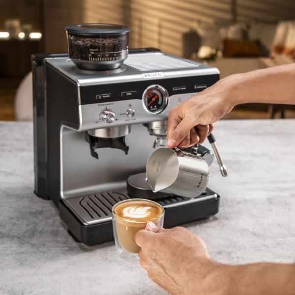 Кафемашина Krups XP801T10 Esp Pump+Grinder Precision