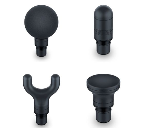 Масажор Beurer MG 99 deep tissue massager, 5 intensity levels, 4 massage attachments, Lithium-ion battery up to 5h of use, storage case