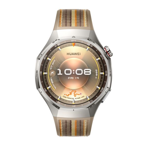 Часовник Huawei Watch GT6 Pro, Atum-B29W, Brown Woven+Huawei Scale 3, Dobby-B19