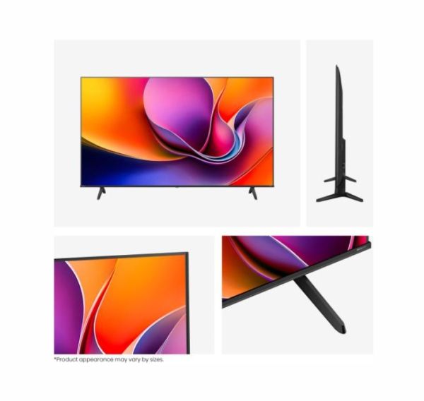 Телевизор Hisense 65" A6Q, 4K Ultra HD 3840x2160, DLED, DFA, Precision Colour, HDR 10+, HLG, Dolby Vision, DTS Virtual X, Smart TV, WiFi, BT, Light Sensor, Gaming Mode, 1xHDMI2 eArc, 3xHDMI, 2xUSB, LAN, CI+, DVB-T2/C/S2, Black
