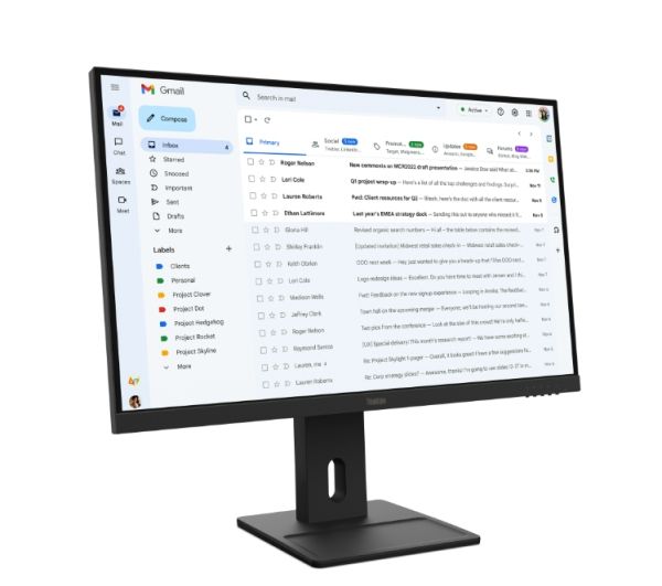 Монитор Lenovo ThinkVision E27-40 27" IPS, WLED, 1920x1080, 16:9, 100Hz, 300 cd/m2, 1500:1, Speakers 2Wx2, HDMI, DP, VGA, Tilt, Swivel, Pivot, Height Adjust Stand