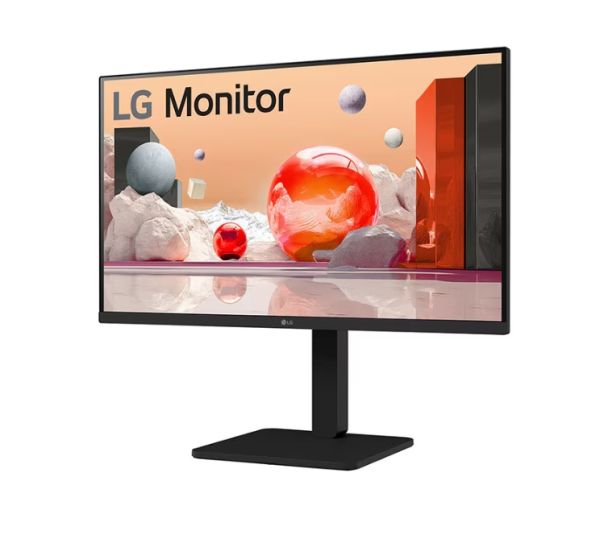 Монитор LG 27BA550-B, 27" IPS LED AG,  5ms GTG, 1300:1, 250cd/m2, Full HD 1920x1080, 100Hz, sRGB 99%, Usb Hub, D-Sub,  Display Port, HDMI, Speakers 2Wx2, Reader Mode, Tilt, Swivel, Height Adjustable, Pivot, LG Switch app, Headphone Out, Black