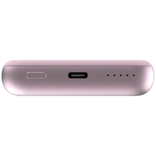 Външна батерия Verbatim MCP-10PK Power Pack 10000 mAh with UBS-C PD 20W / Magnetic Wireless Charging 15W Pink