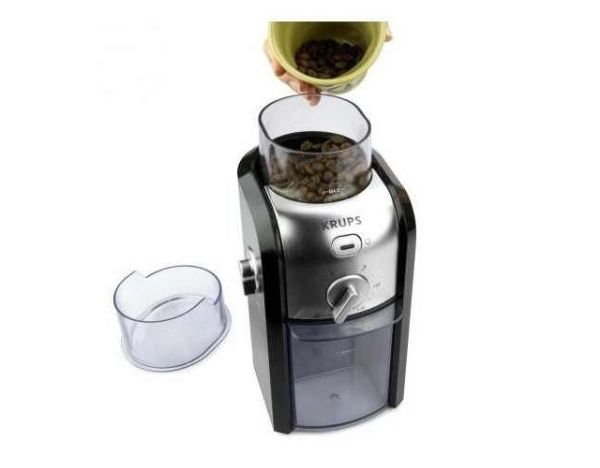 Кафемелачка Krups GVX242, Coffee Grinder Pro Edition black/chrome