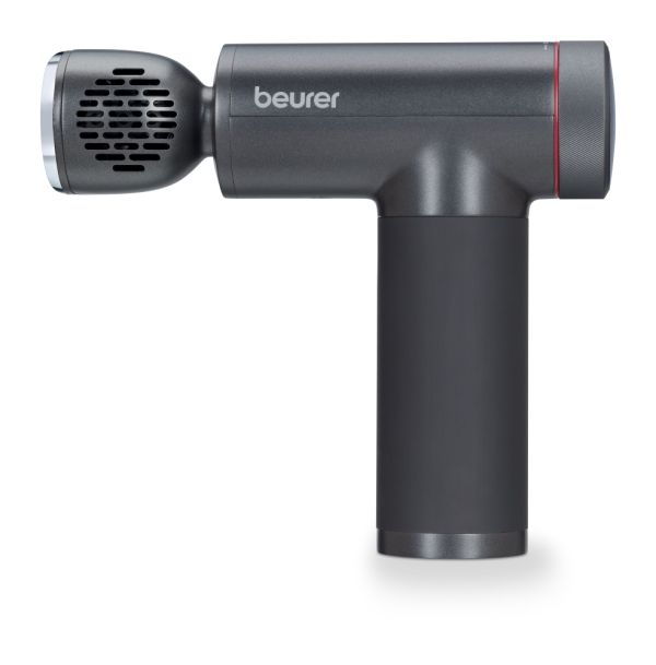 Масажор Beurer MG 195 Hot & Cold massage gun, 7 high-quality massage attachments, 9 intensity levels, Up to 4.5 h running time, LED display, Storage case