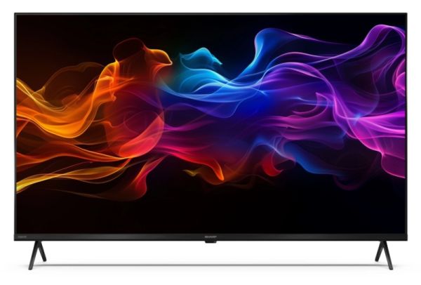 Телевизор Sharp 43HP5265E, 43" QLED Google TV, 4K Ultra HD 3840x2160 Frameless, 1 000 000:1, AQUOS, DVB-T/T2/C/S/S2, Active Motion 1000, HDR10, Dolby Atmos, Dolby Vision, Google Assistant, Google Cast, HDMI 2.1 with eARC, 3.5mm Headphone jack / line-out, 