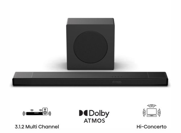 Аудио система Hisense AX3120Q ,3.1.2 Ch., 440W, BT, Dolby Atmos, Black