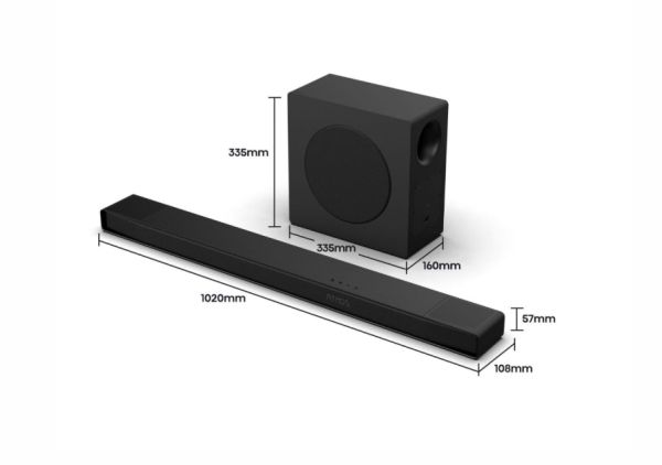 Аудио система Hisense AX3120Q ,3.1.2 Ch., 440W, BT, Dolby Atmos, Black