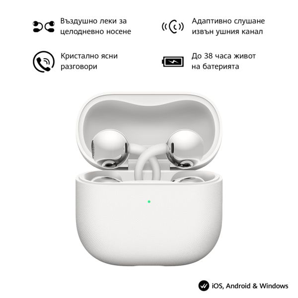 Слушалки Huawei FreeClip 2 Robin-T10 White