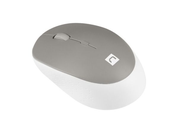 Мишка Natec Mouse Harrier 2, 1600 DPI Bluetooth 5.1 White-Grey