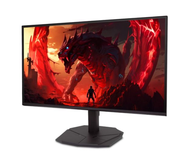 Монитор Acer Nitro KG241YX3bip, 23.8'' VA, FHD (1920X1080)  ZeroFrame, FreeSync 200Hz, 1ms (VRB), 100M:1, 300nits, 99% sRGB, 2xHDMI, DP, BluelightShield, Tilt, Vesa, Black